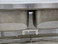 Rvs dubbele spoeltafel - afbeelding 6 van  6