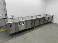 Rvs elektrische kook- en baklijn