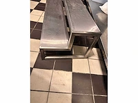 Rvs etagère 160cm - afbeelding 2 van  3