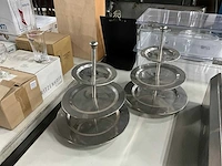 Rvs etagère (2x) - afbeelding 1 van  4