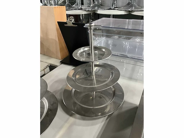 Rvs etagère (2x) - afbeelding 4 van  4