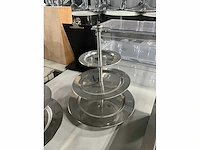 Rvs etagère (2x) - afbeelding 4 van  4
