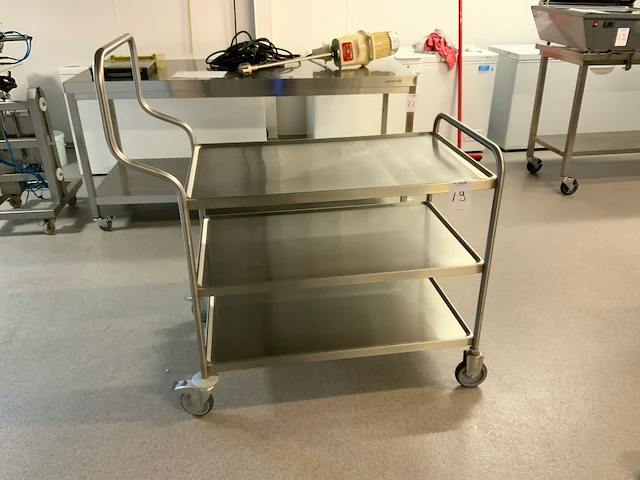 Rvs etagewagen - afbeelding 2 van  7