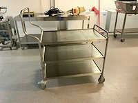 Rvs etagewagen - afbeelding 2 van  7