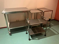 Rvs etagewagen - afbeelding 1 van  4