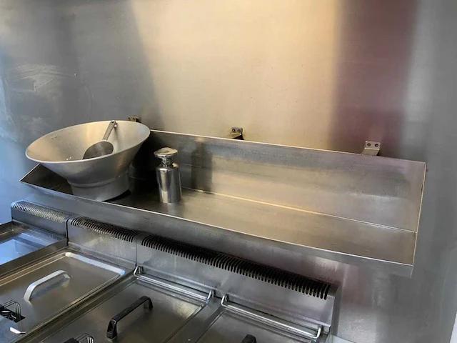 Rvs friet uitschepbak - afbeelding 1 van  3