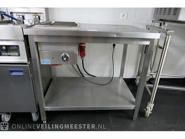 Rvs friet warmhoudbak mach emga - afbeelding 2 van  6