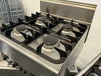 Rvs gasfornuis, kooktafel en spoelbank (3x) - afbeelding 8 van  13