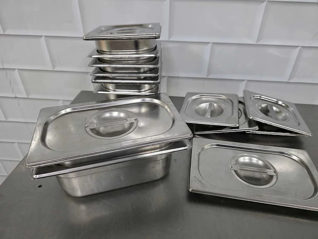 Rvs gastronormbak (10x) - afbeelding 1 van  5