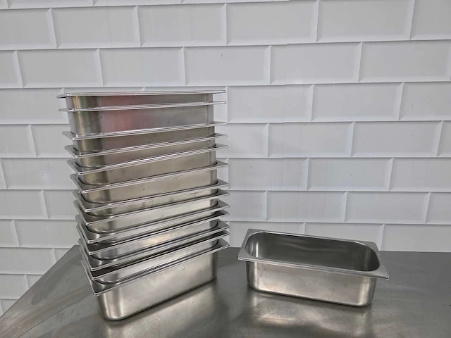 Rvs gastronormbak (14x) - afbeelding 1 van  4