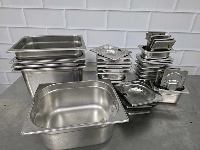 Rvs gastronormbak (20x) - afbeelding 1 van  3
