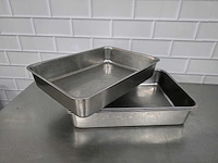 Rvs gastronormbak (4x) - afbeelding 1 van  3