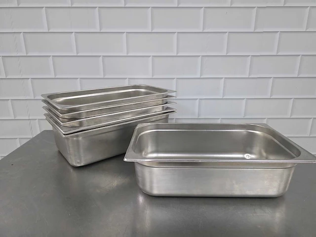 Rvs gastronormbak (6x) - afbeelding 6 van  8