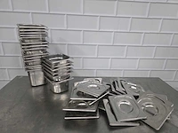 Rvs gastronormbak inclusief deksel (20x) - afbeelding 2 van  3