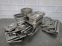 Rvs gastronormbak inclusief deksel (20x) - afbeelding 1 van  3