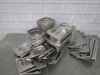 Rvs gastronormbak inclusief deksel (20x) - afbeelding 3 van  3