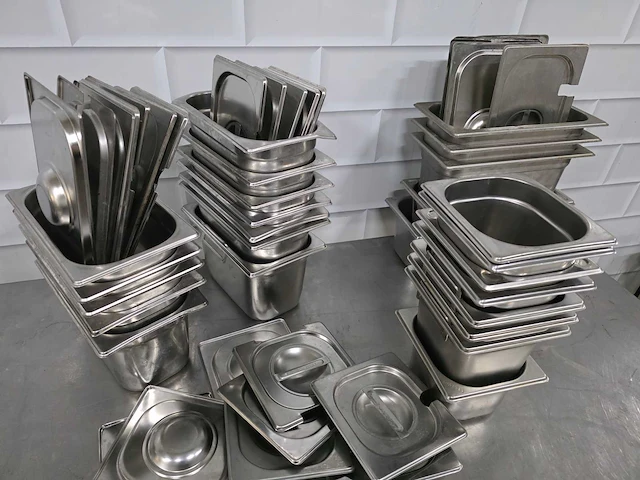 Rvs gastronormbak inclusief deksel (25x) - afbeelding 3 van  3