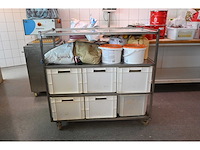 Rvs grondstoffenwagen - afbeelding 2 van  3