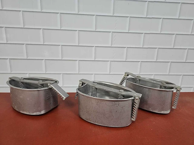 Rvs hamklem (3x) - afbeelding 1 van  4