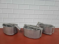 Rvs hamklem (3x) - afbeelding 1 van  4
