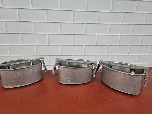 Rvs hamklem (3x) - afbeelding 1 van  3