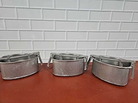 Rvs hamklem (3x) - afbeelding 1 van  3