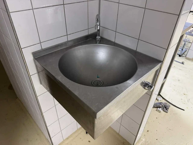 Rvs handenspoelbak - afbeelding 1 van  4