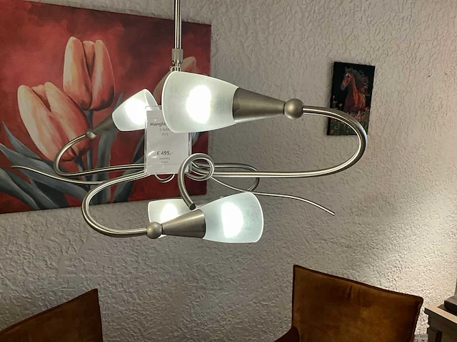 Rvs hanglamp - afbeelding 4 van  5