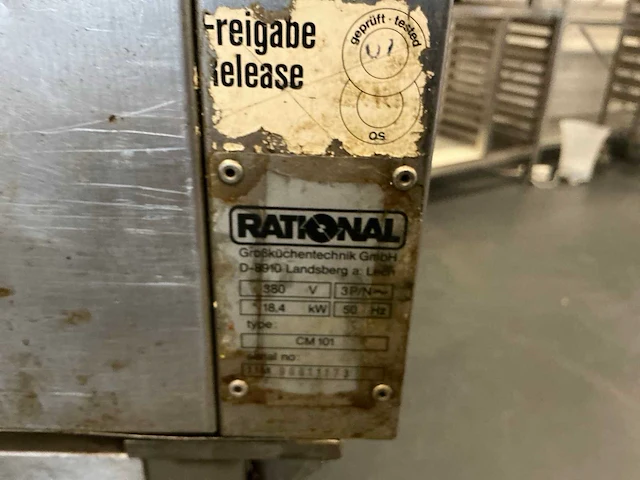 Rvs heteluchtoven, combisteamer, rational 101 oermodel - afbeelding 8 van  24
