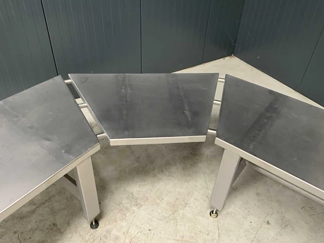 Rvs hoek werktafel - afbeelding 4 van  6