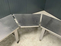 Rvs hoek werktafel - afbeelding 4 van  6