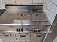 Rvs horeca keuken inrichting alpenios, modular a1 gasfornuis - afbeelding 2 van  12