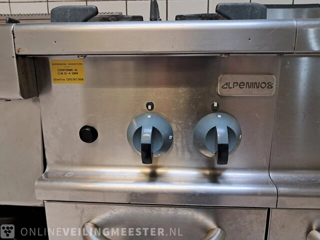 Rvs horeca keuken inrichting alpenios, modular a1 gasfornuis - afbeelding 11 van  12