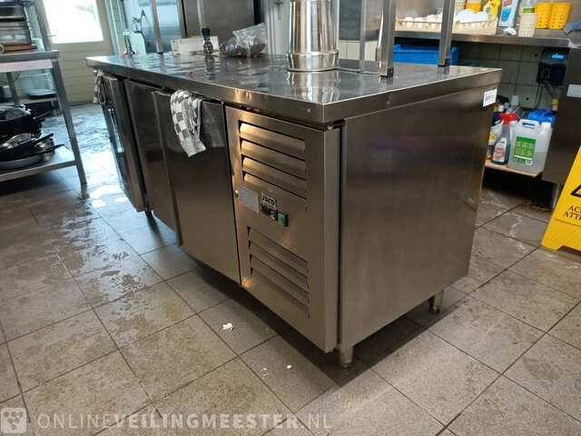 Rvs horeca koelwerkbank saro, gn3100tn - afbeelding 2 van  9
