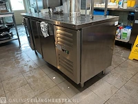 Rvs horeca koelwerkbank saro, gn3100tn - afbeelding 2 van  9