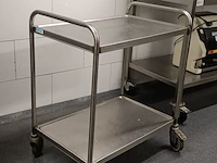 Rvs horeca serveerwagen hupfer - afbeelding 2 van  4