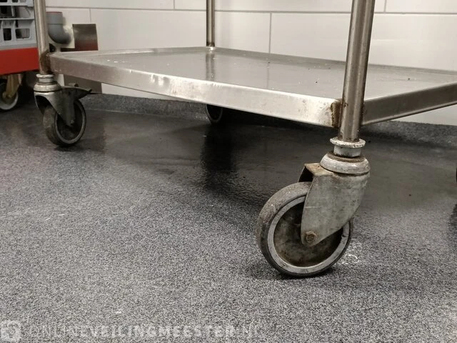 Rvs horeca serveerwagen hupfer - afbeelding 4 van  4