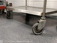 Rvs horeca serveerwagen hupfer - afbeelding 4 van  4