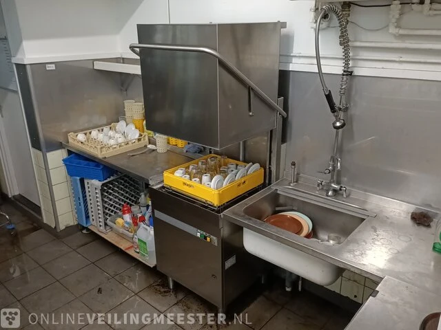 Rvs horeca vaatwasstraat mach - afbeelding 3 van  10