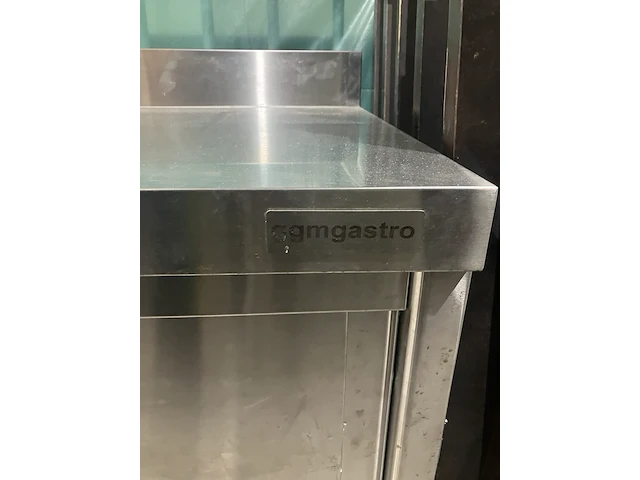 Rvs horeca werkbank/schuifkast, ggm gastro, rvs - afbeelding 4 van  7