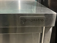 Rvs horeca werkbank/schuifkast, ggm gastro, rvs - afbeelding 4 van  7