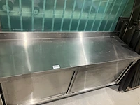 Rvs horeca werkbank/schuifkast, ggm gastro, rvs - afbeelding 7 van  7