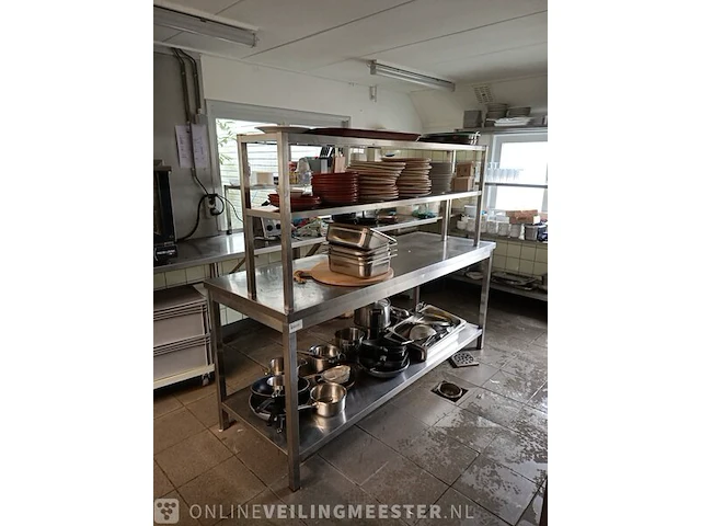 Rvs horeca werktafel - afbeelding 3 van  4