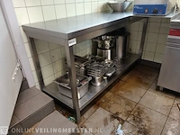 Rvs horeca werktafel - afbeelding 1 van  4