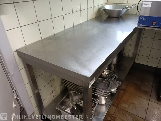 Rvs horeca werktafel - afbeelding 2 van  4