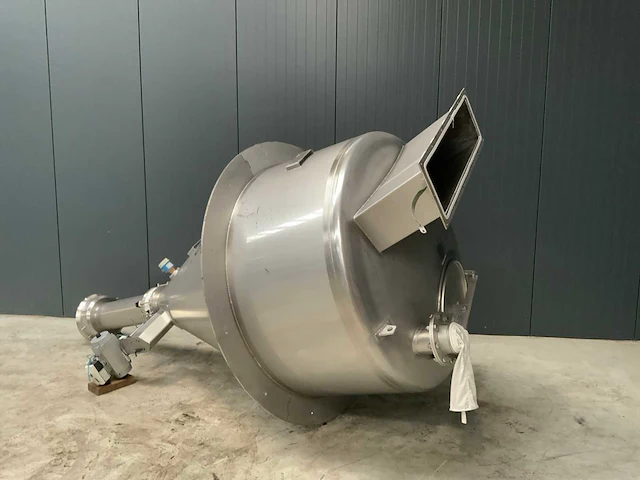 Rvs j-tec silo hopper met afsluiter - afbeelding 3 van  9