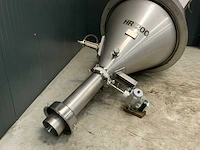 Rvs j-tec silo hopper met afsluiter - afbeelding 5 van  9