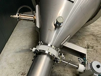Rvs j-tec silo hopper met afsluiter - afbeelding 6 van  9