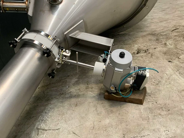 Rvs j-tec silo hopper met afsluiter - afbeelding 7 van  9