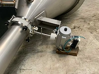 Rvs j-tec silo hopper met afsluiter - afbeelding 7 van  9